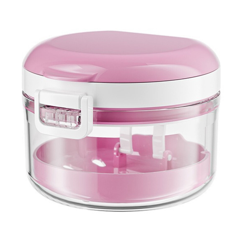 Denture Hygiene Case With Drainage Holes Quick Drying-Pink