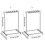 Adjustable Wall Mounted Broom Holder-    67 double row 4