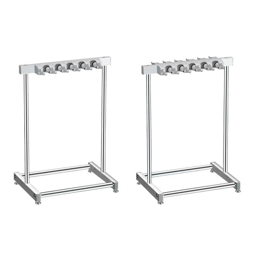 Adjustable Wall Mounted Broom Holder-    67 double row 1