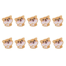 10Pcs Dog Embroidered Iron On Patches-Rubbing Paw Puppy