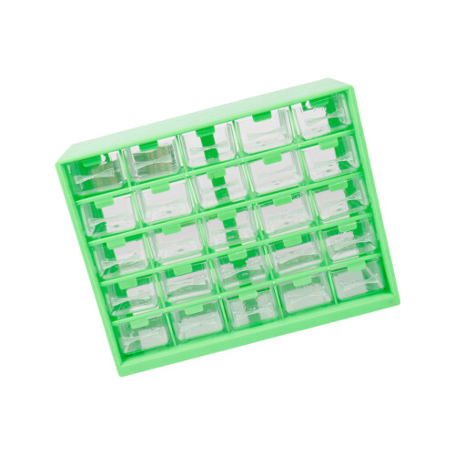 Plastic Tool Storage Cabinet 25 Customizable Compartments-A