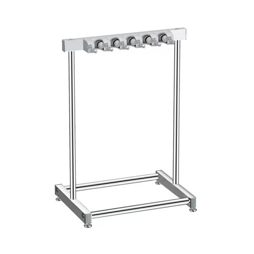 Space Efficient Mop And Broom Holder-    67 single row
