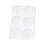 Heat Resistant Silicones Dessert Molds With Waves Texture-White 1