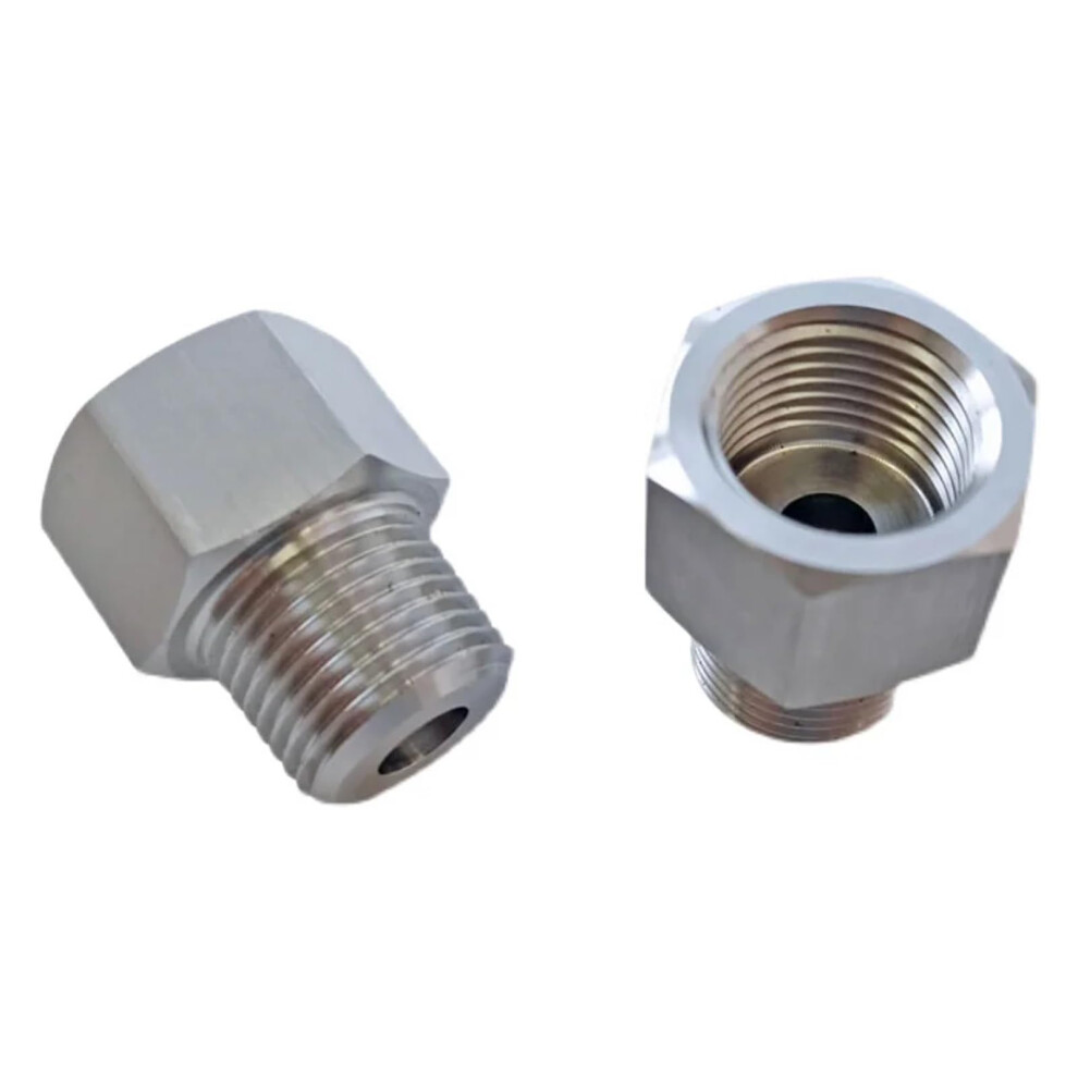 M10x1mm Female To M14x1.5mm Male Reducer Bushing Pipe Fitting Connector For Pressure Gauge 9365049964890