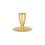 Iron Taper Candle Holders Retro Candlestick Holders-Gold 1
