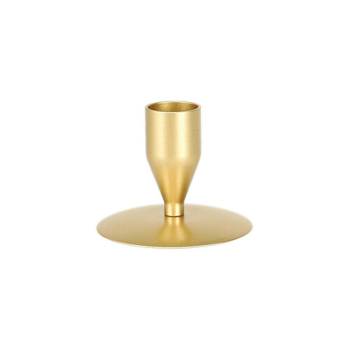 Iron Taper Candle Holders Retro Candlestick Holders-Gold