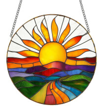 Suncatchers 20x20cm For Windows Glass Hanging Decor Window Art Balcony Garden Wall Decoration Home Room Decor