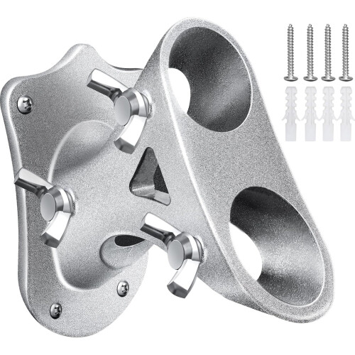 Durability Aluminum Flagpole Mount Regulable Butterfly Clamps