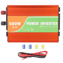 High-Quality Aluminum Power Inverter, Vehicle Power Solution with Multi-Port Charger for Emergency & Outdoor Use, Compact Design DC to AC Converter wi