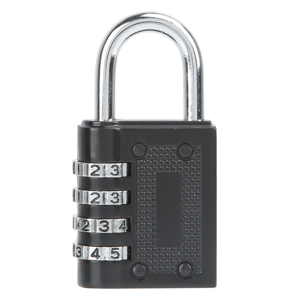 Gym Locker Fence Suitcase Lock, Resettable Multi-Use Padlock, Zinc Alloy Waterproof Lock For 4-Digit Combination, Outdoor Weatherproof Combination Loc 9148971640526