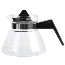 Ergonomic Handle with Stainless Steel Pour Over Coffee Carafe, Japanese Design Aesthetic Combines Functionality And Style, Microwave Safe, 450ML