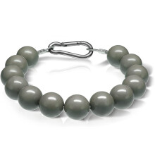 Outdoor Flagpole Accessories Bead Guide Weights Bottom-Gray