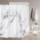 Modern Marble Print Bathroom Mat, Exquisite Design Creative Pattern Floor Mat, Machine-Washable Waterproof Polyester Fabric With Fast-Drying Water Abs 2