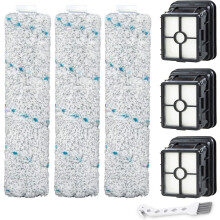 Aspiradora inalámbrica CrossWave Max Enhancer: Cepillo giratorio multisuperficie para una eliminación eficaz de residuos, fácil de limpiar y secar