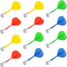 Csere darts, mágneses darts fém fejjel és műanyag testtel, biztonságos fiatalabb játékosok számára, fejlessze darts készségeit ezzel a 12