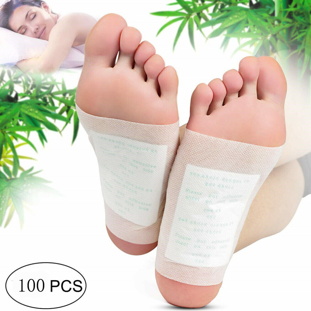 Foot Pads for Travel & Home Use, Activating Cells & Relieving Fatigue, Natural Ingredients Ginger Foot Pads, Bamboo Vinegar Foot Patches for Deep