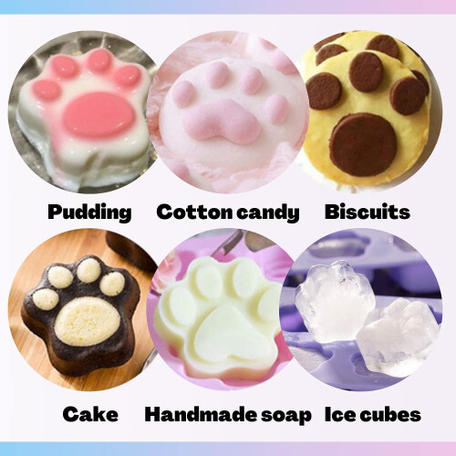 Καλούπια σιλικόνης Gourmet Pet Creations, κατάλληλα για τρόφιμα, αντικολλητικά, εύκαμπτα, 2