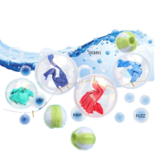 Reusable Wash Enhancers, Eco-Design Drying Balls for Efficient Laundry, Shatterproof Fillable Ornaments, 24 White and Green Pieces