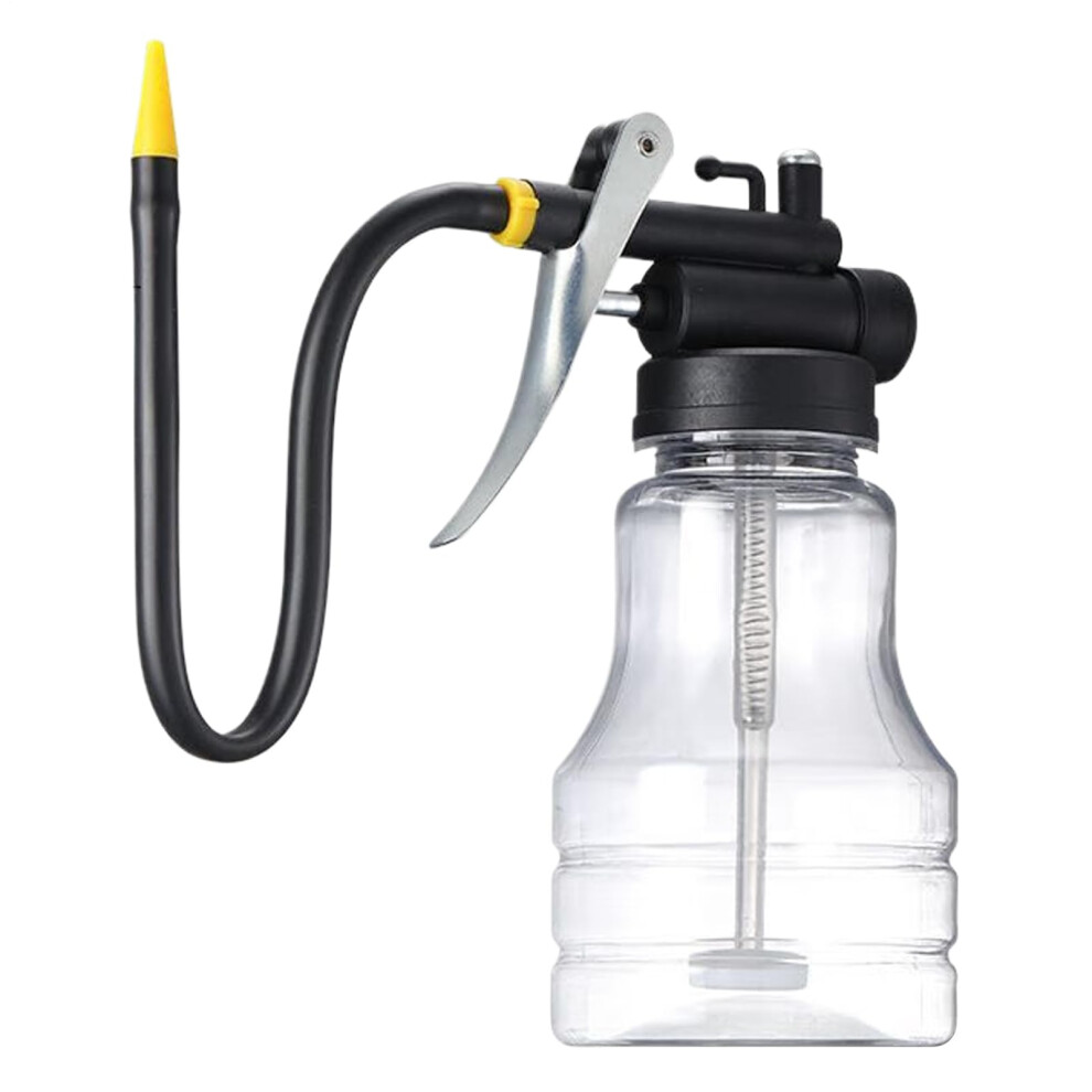 Pressure Oiler, Handheld Lubrication Bottle, Pushpress Oiler, Transparent Oil Can For Automotive Maintenance 9412369199379