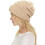 Portable Knitted Cap Adjustable Beanies Hat Warm Acrylic-brown 5