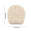 Bonnet tricoté Portable, bonnets réglables,-rouge rouille 4