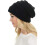 Portable Knitted Cap Adjustable Beanies Hat Warm-Dark Grey 6