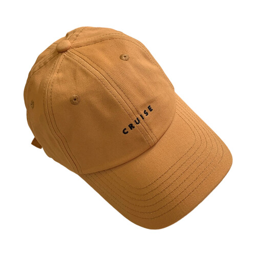 Chapeau réglable CRUISE tendance décor brodé confortable-Orange