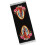 Écharpe à motifs vierge élégante, accessoire de mode-Noir 1