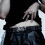 Ceinture à fermoir à épingle à Double rangée de Style Punk,-Noir 4