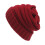 Soft Acrylic Beanies Hat Adjustable Knitted Hat Warm-Red 1