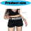 Ceinture à breloques Punk élégante, double rangée de-Argent 3