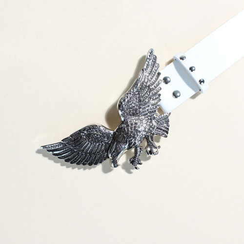 Adjustable Unisex Studded Belt Western Animal Design PU-B 2