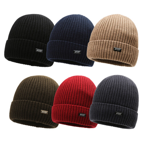 Multipurpose Stretchy Beanies Thermally Retention-AWEAR black 1