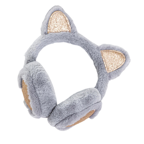 Reusable Thermally Ear Muffs Winter Accessories-Light Gray