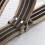 Stretchy Polyester Belt-Apricot brown and bl square buckle 5