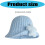 Casquette tricotée en Polyester décorée d'étoiles-gris clair 4