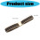 Stretchy Polyester Belt-Apricot brown and bl square buckle 4