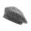 Stylish Autumn Beret Soft Wool Blend Winter Hat-Dark Grey 1