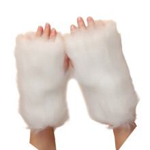 Faux Furs Arm Sleeves Winter Warm Plush Cuffs Unisex Accessory