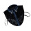 Classical Lace Decorative Pearls Insert-Black and blue contr 1