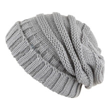 Damesmutsen voor de winter Comfortabele mutsen voor dames-Grijs