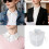 Stylish Detachable Collar with Artificial Pearls Design-White 3