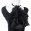 Multilayer Collar Removeable Collar Costume Neckwear For-Black 1
