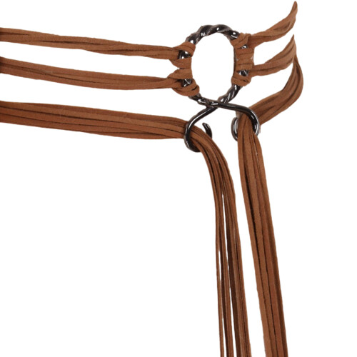 Medieval Braided Rope Belt For Historical Cosplay-thread brown