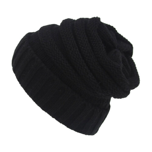 Comfortable Unisex Beanies Hat Suitable for Various-Black