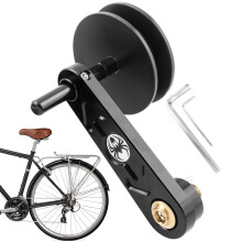Bicycle Chain Tensioner AntiSlip Tool, Adjuster Durable SingleSpeed Converter Black B