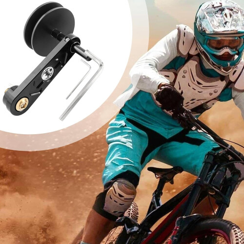 Bicycle Chain Tensioner  AntiSlip Tool, Adjuster  Durable SingleSpeed Converter Black B 1