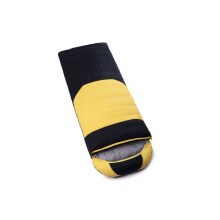 Ultralight Down Sleeping Bag for Outdoor Camping, Waterproof Envelope Sleeping Bag for Winter for Adults (400g, Yellow, One Size)