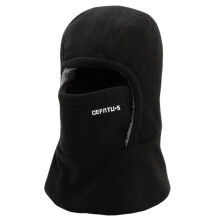 Warm Fleece Lined Balaclava Hat for Winter Cycling Skiing-Black