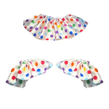Decorative Stripy Neckline Embellishment Gothic-Colorful dots